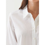LS COTTON PINSTRIPE ESSENTIAL SHIRT