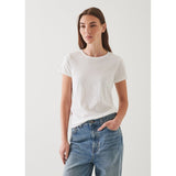 Patrick Assaraf Lightweight Pima Cotton Classic T-Shirt White