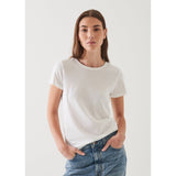 Patrick Assaraf Lightweight Pima Cotton Classic T-Shirt White