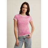 Patrick Assaraf Reverse Spray Crew Fuschia
