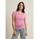Patrick Assaraf Reverse Spray Crew Fuschia