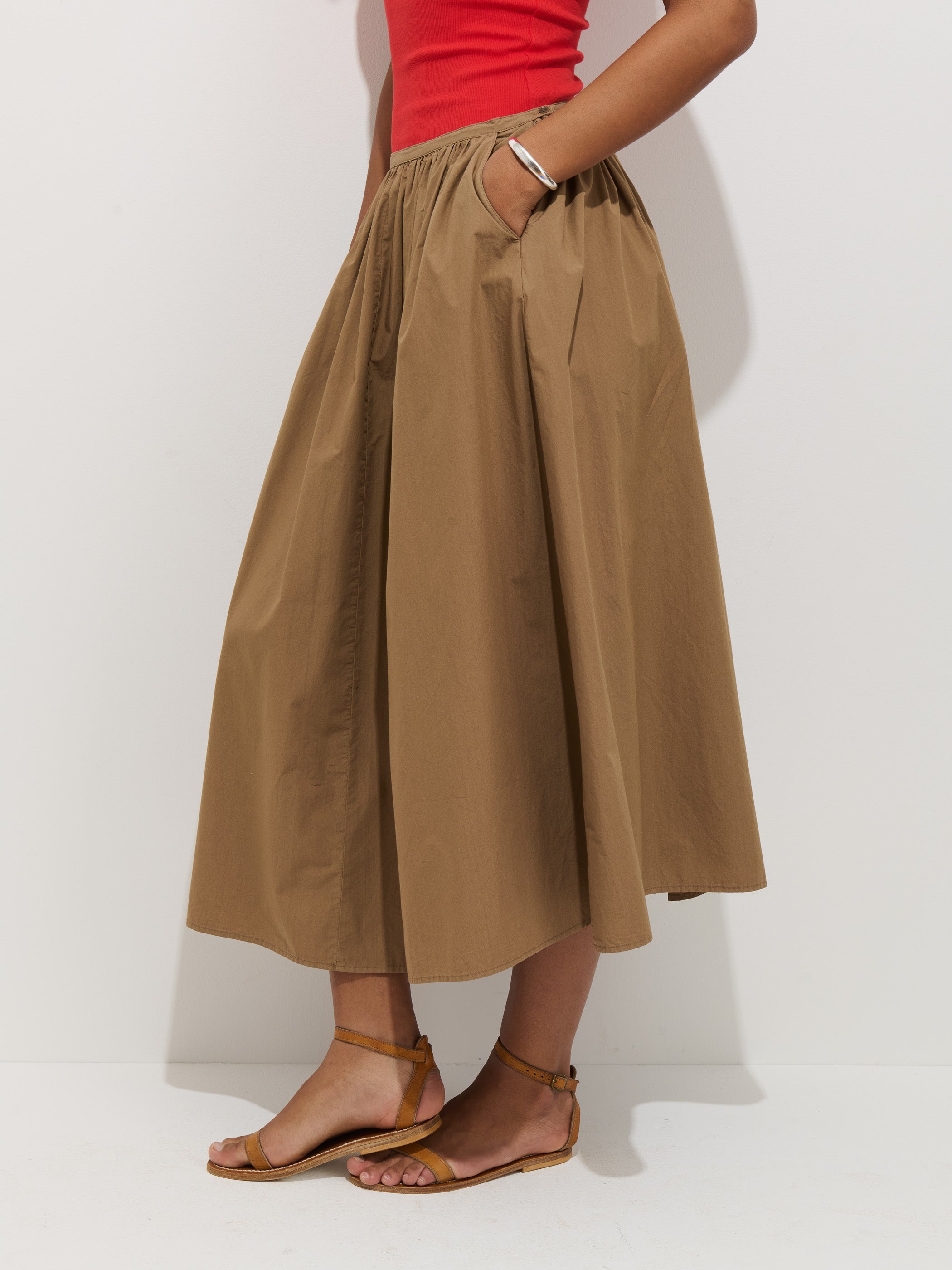 Sarah Skirt In Cotton Alex Mill
