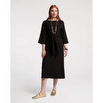 Lavender Whitney Wrap Dress Black