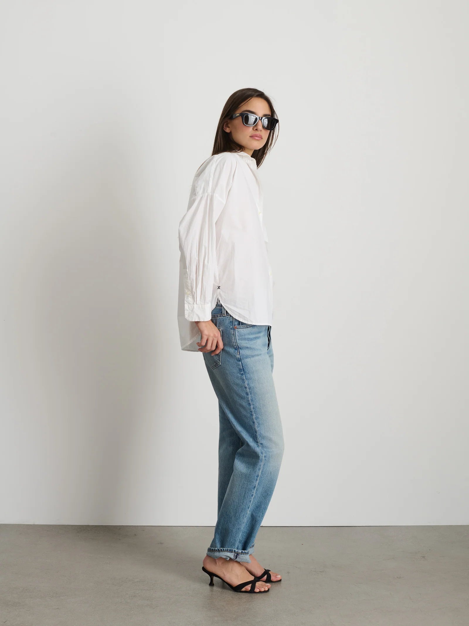 Jo Shirt In Cotton Poplin Alex Mill