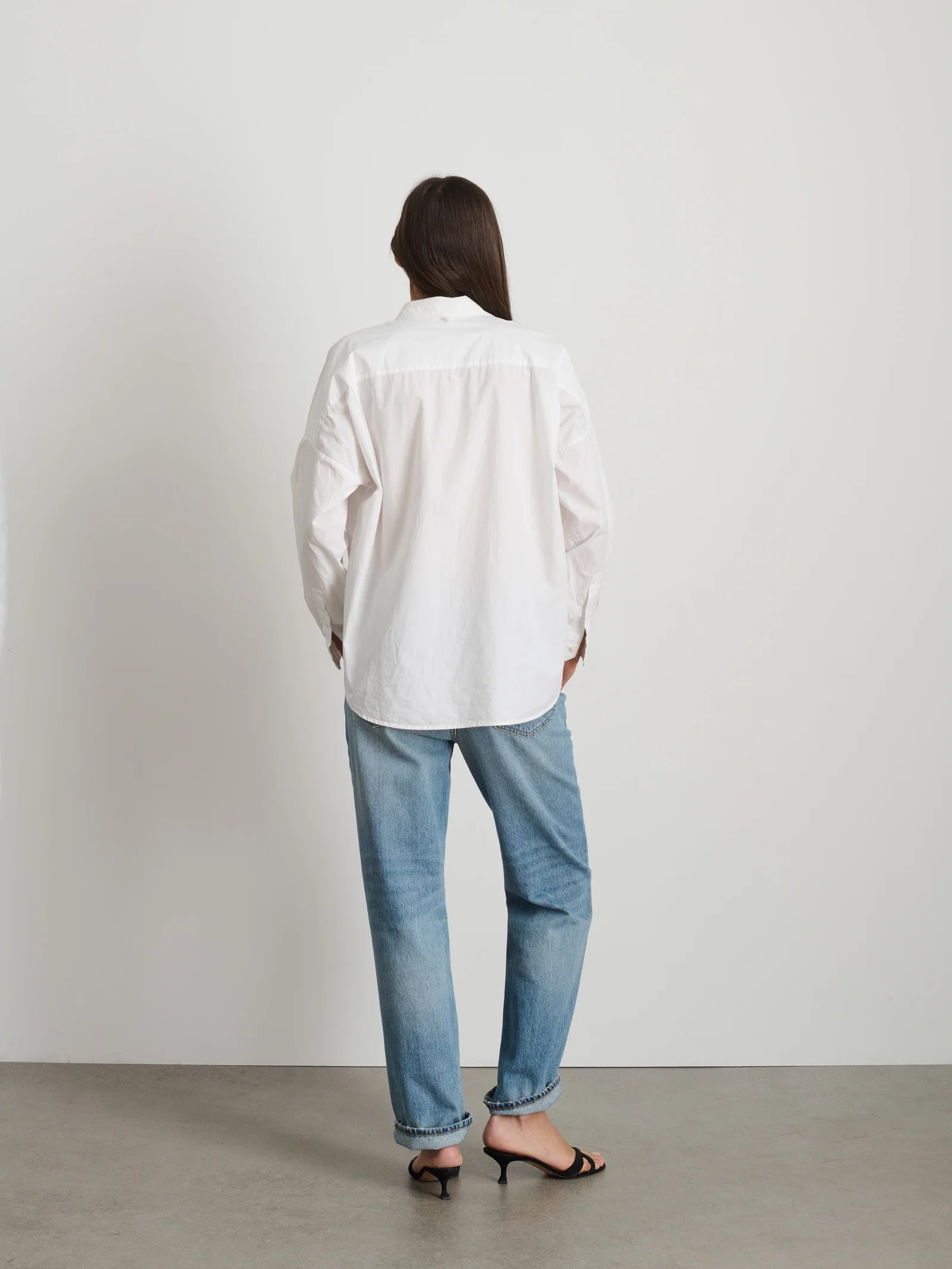 Jo Shirt In Cotton Poplin Alex Mill