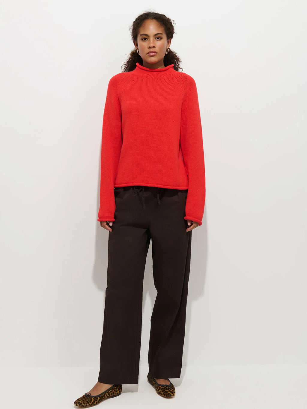Eastport Rollneck Sweater In Cotton Alex Mill