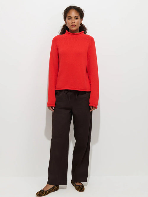 Eastport Rollneck Sweater In Cotton Alex Mill