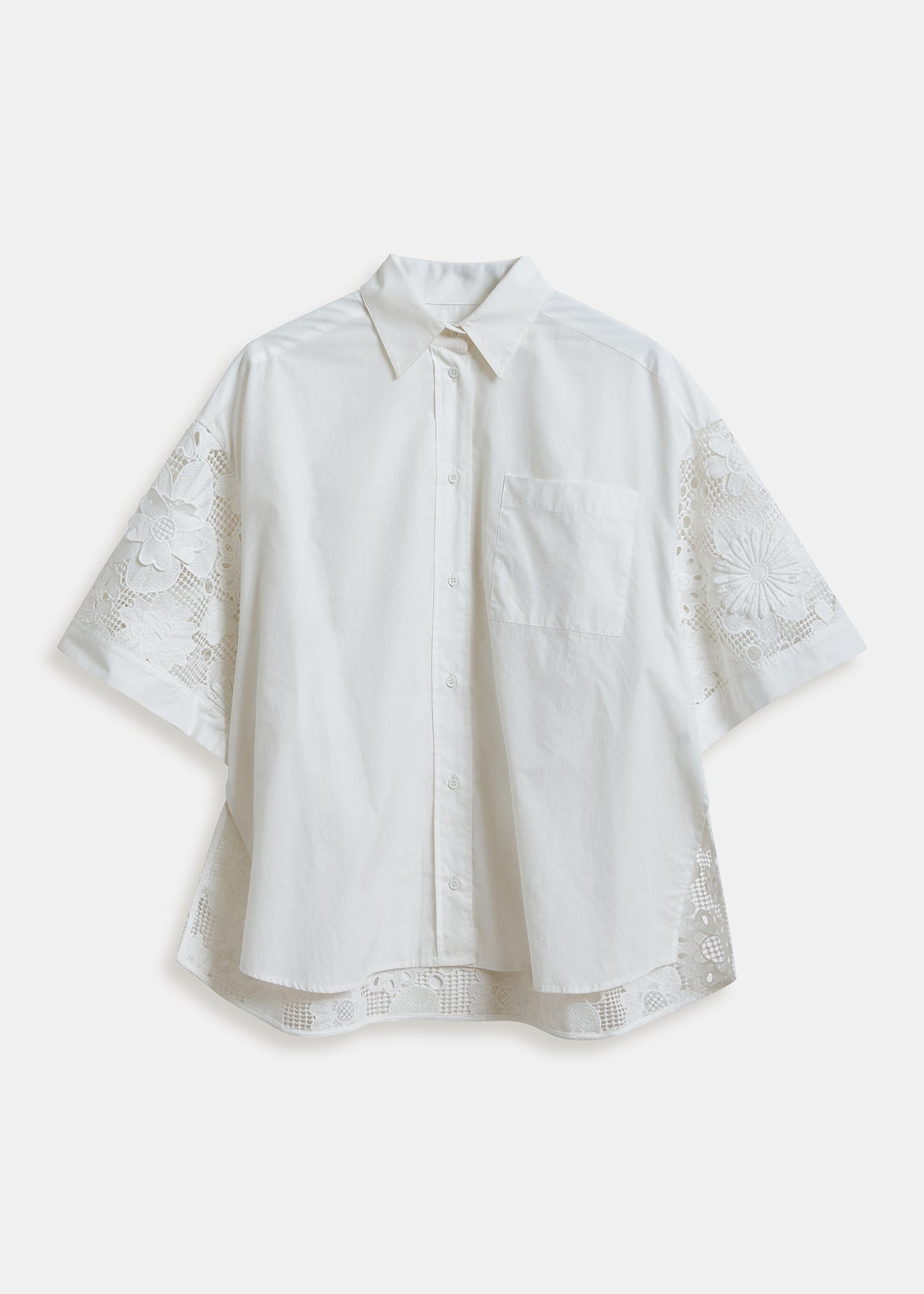 KALI OVERSIZED LACE SHIRT ESSENTIEL ANTWERP