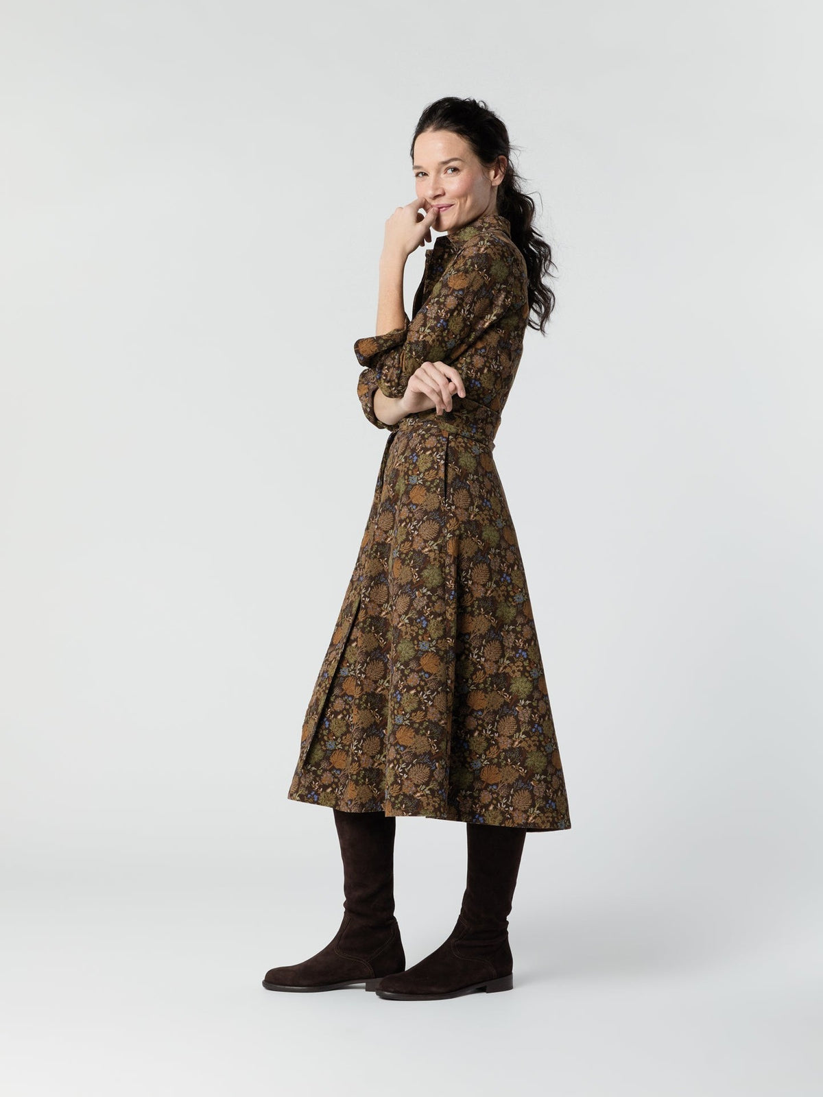 Avery Long Shirtwaist Dress Mashburn