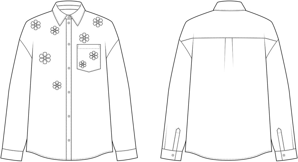 KONNECTION RHINESTONE SHIRT ESSENTIEL ANTWERP