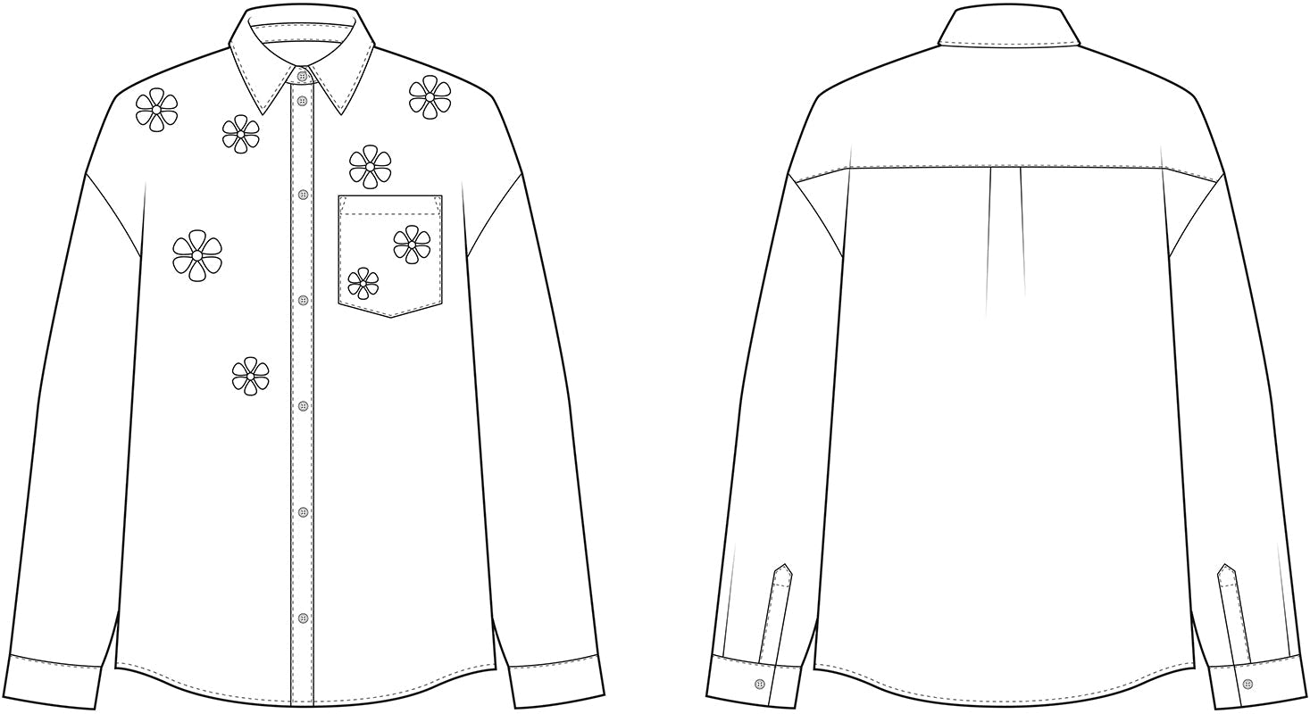 KONNECTION RHINESTONE SHIRT ESSENTIEL ANTWERP
