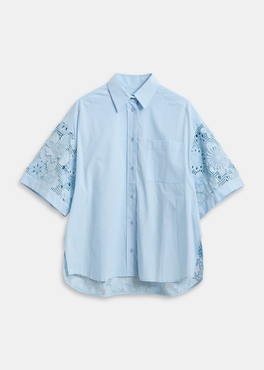 KALI OVERSIZED LACE SHIRT ESSENTIEL ANTWERP