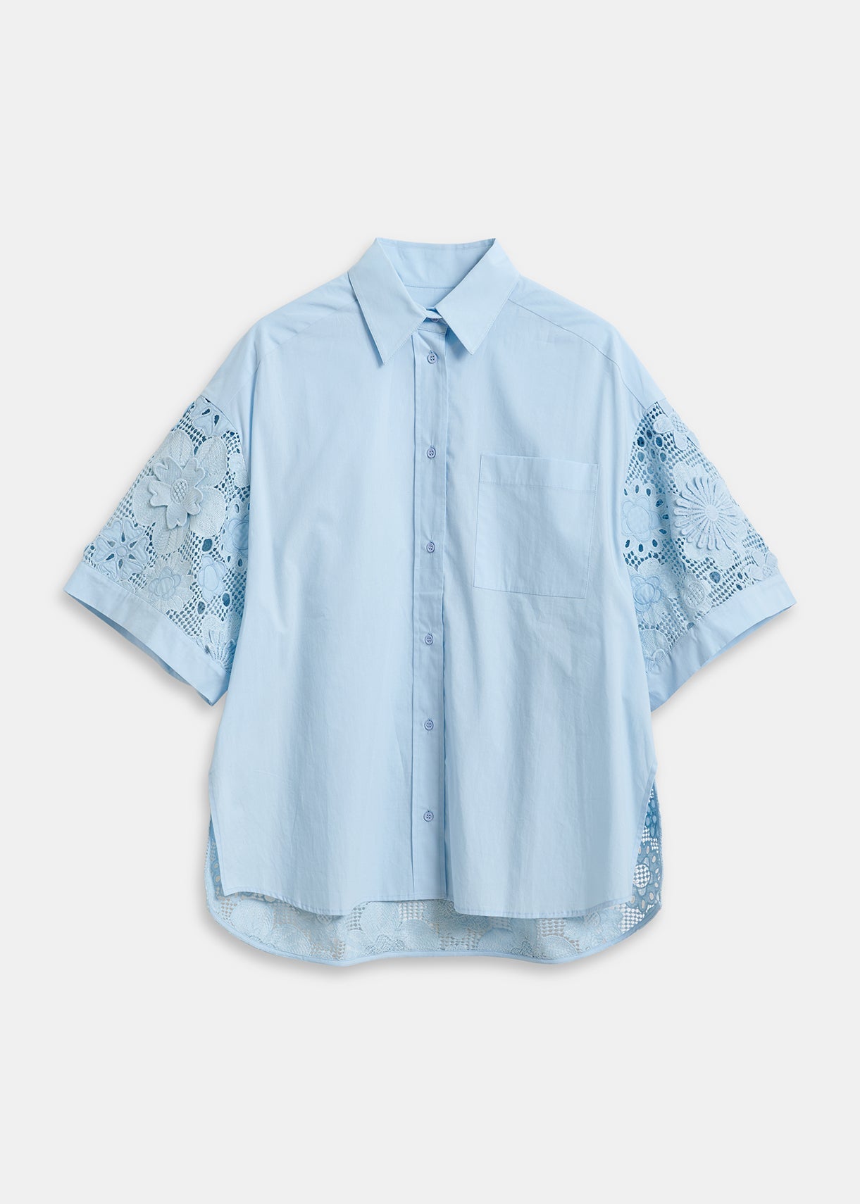 KALI OVERSIZED LACE SHIRT ESSENTIEL ANTWERP