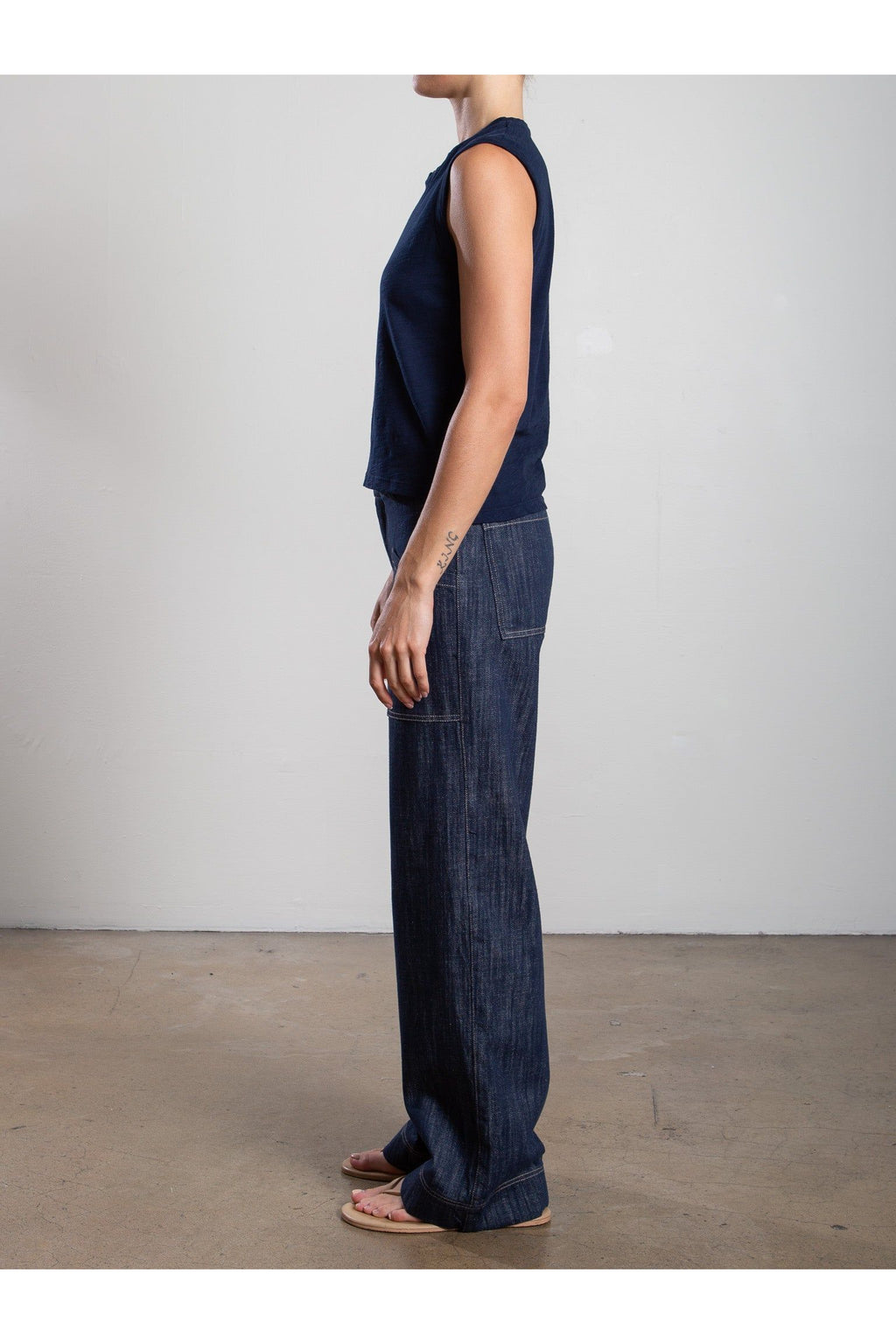 Aiden Mid - Rise Pant in Denim - Primm'sAiden Mid - Rise Pant in DenimPharaoh
