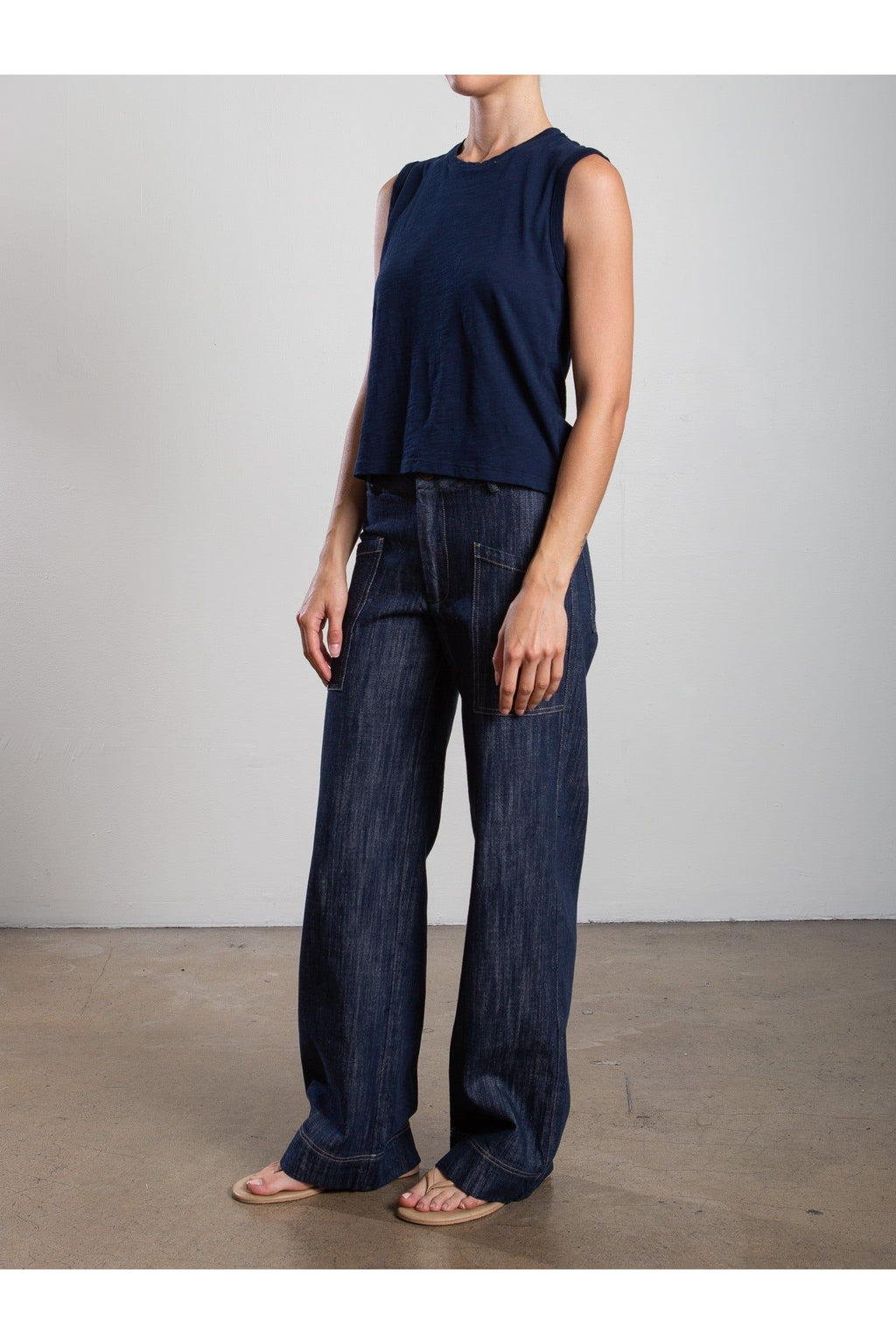 Aiden Mid - Rise Pant in Denim - Primm'sAiden Mid - Rise Pant in DenimPharaoh