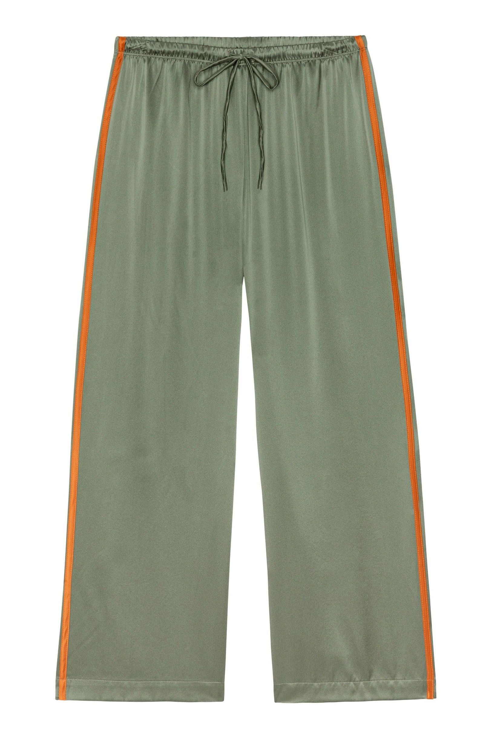 The Silk Stripe Crop Pant DONNI.