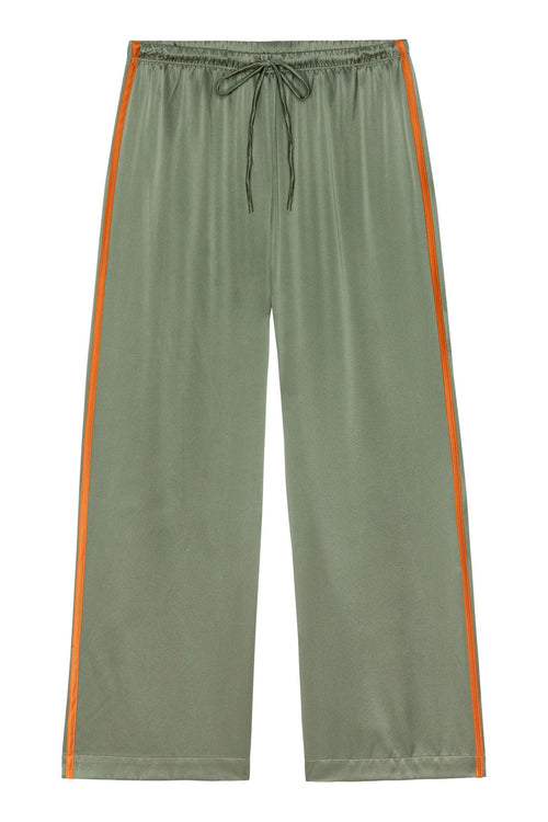 The Silk Stripe Crop Pant DONNI.
