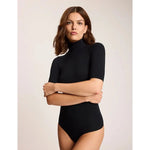 Ballet Short Sleeve Turtleneck Bodysuit - Primm'sBallet Short Sleeve Turtleneck BodysuitCommando