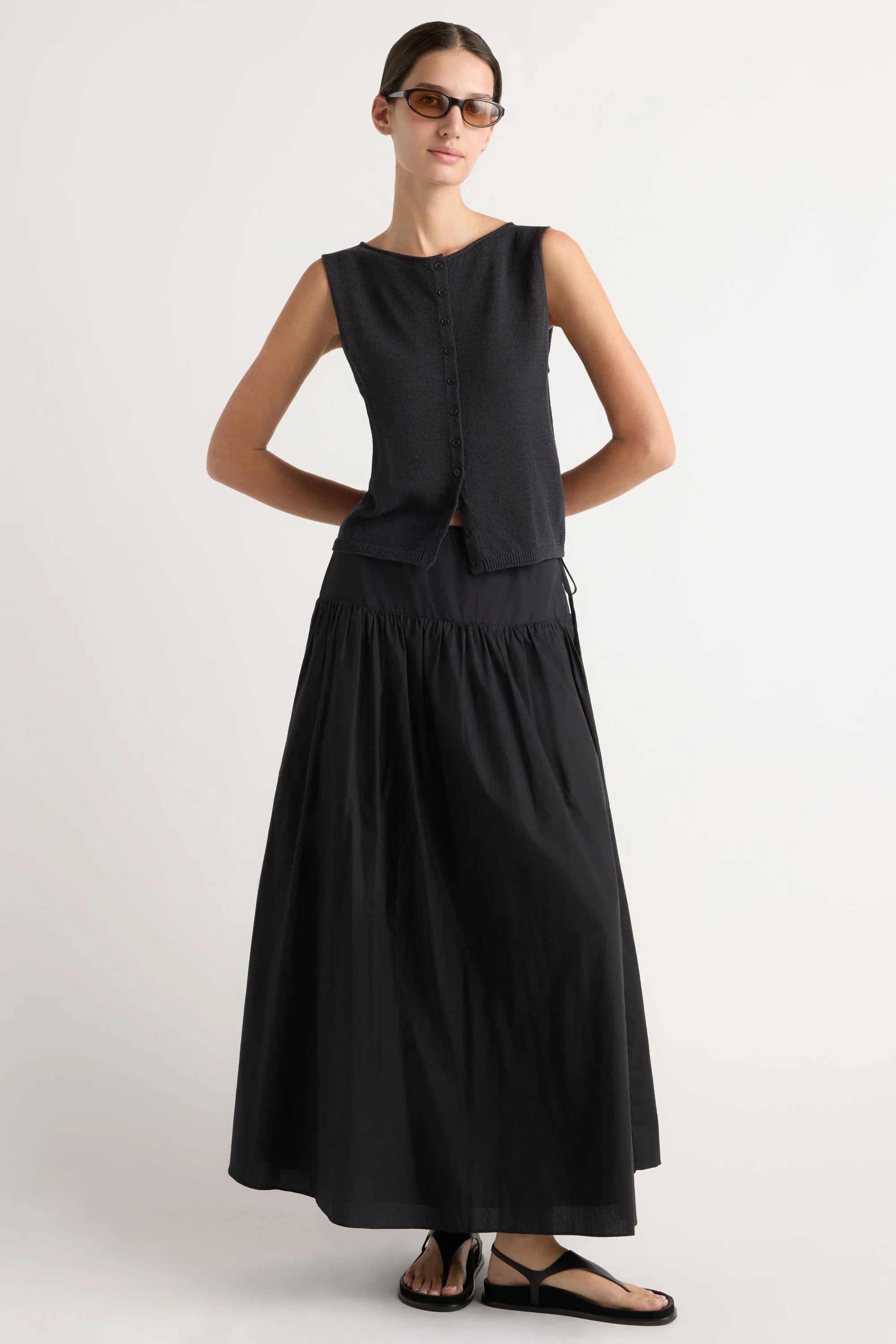 Bao Organic Cotton Drop-Waist Skirt Modern Citizen