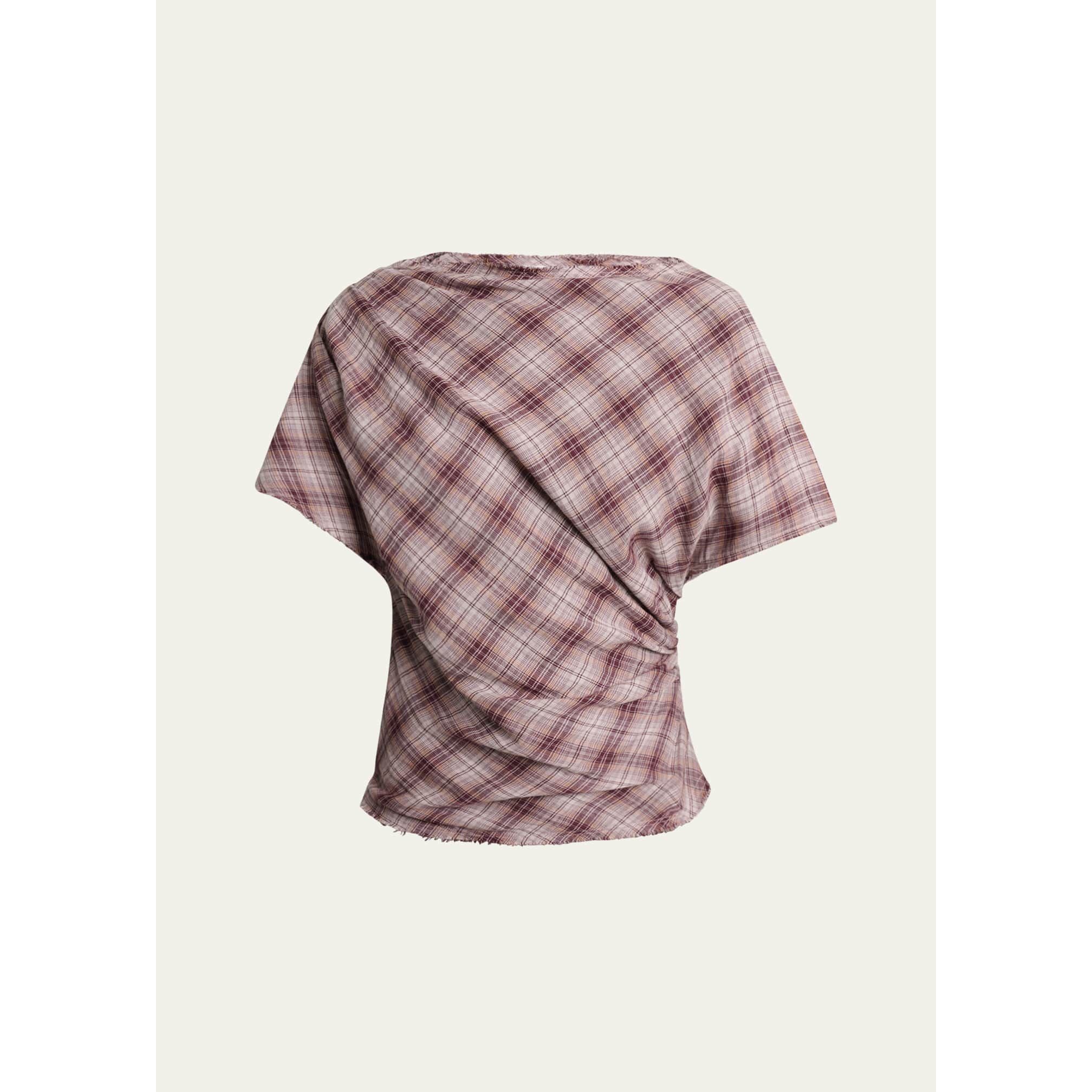 Antique White Isabel Marant Neyela Top Rosewood