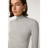 Line by K Blixa Turtleneck Top Heather Line by K
