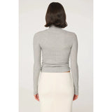Line by K Blixa Turtleneck Top Heather Line by K