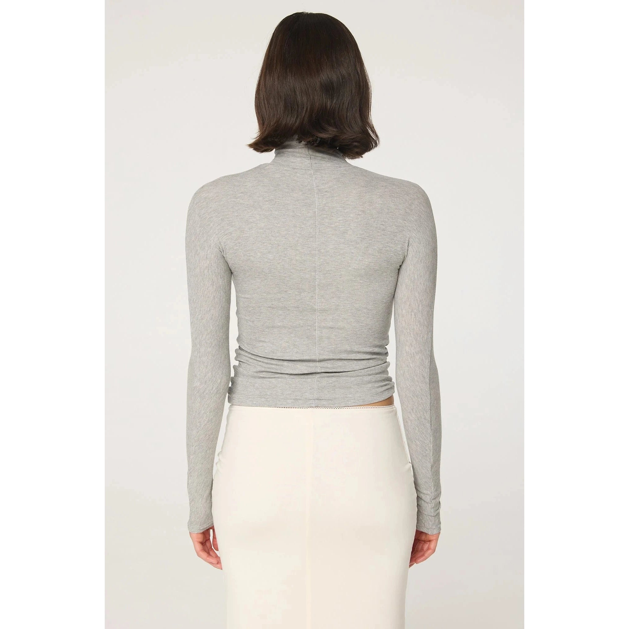 Line by K Blixa Turtleneck Top Heather Line by K