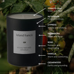 Bougie Parfumee Candle 109 Serene Garden with Tomatoes and Roses Leland Frances