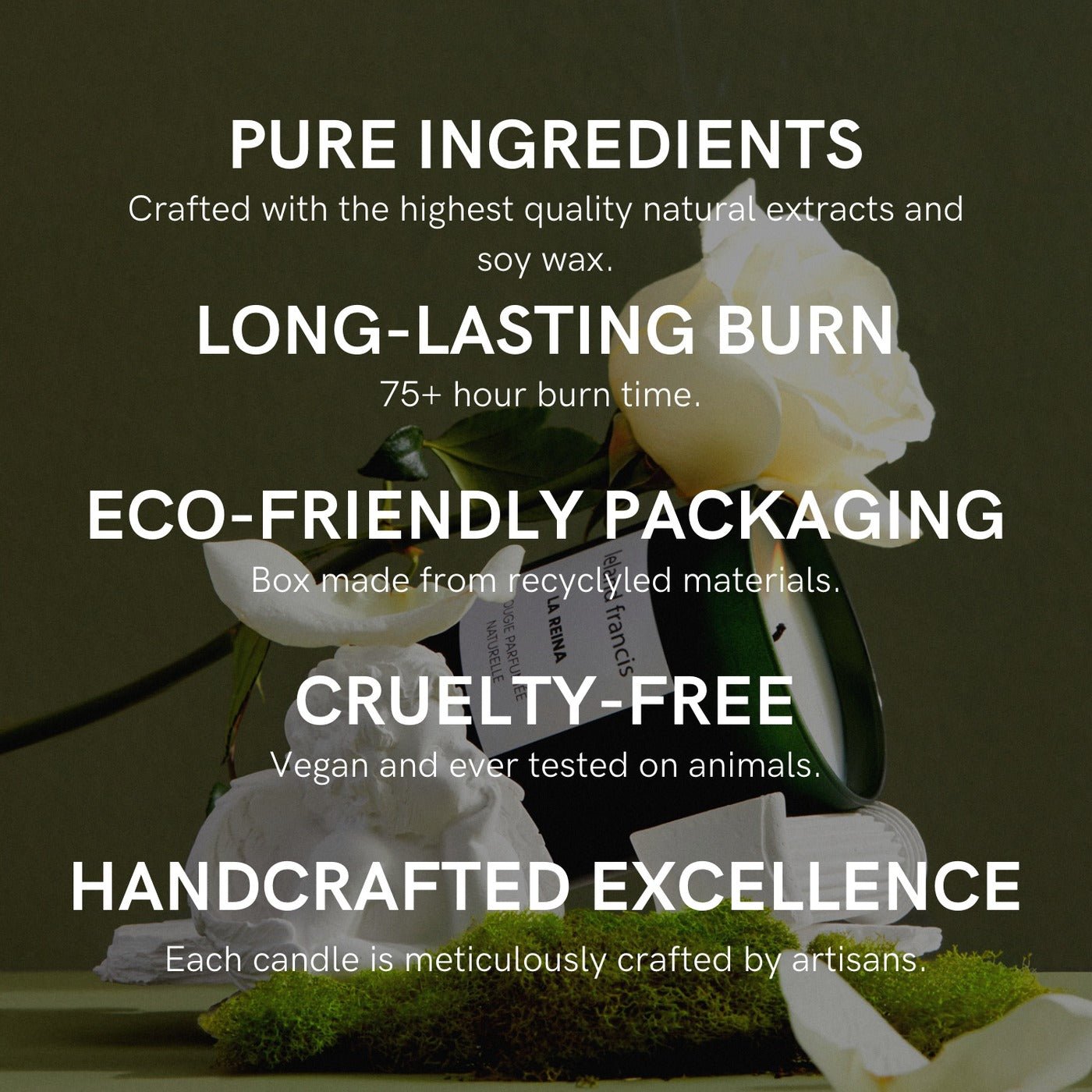 Bougie Parfumee La Reina A Tribute to Elegance Leland Frances