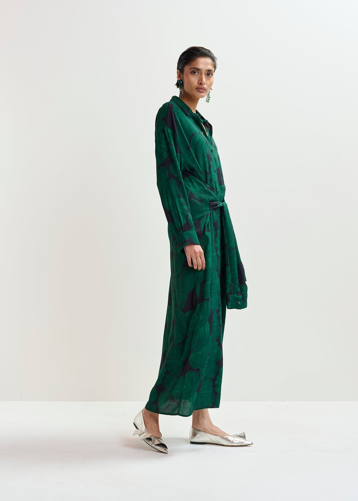 KAMILA WAIST TIE SHIRT DRESS ESSENTIEL ANTWERP