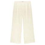 Beige Donni The Bubble Crop Simple Pant Creme