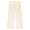 Beige Donni The Bubble Crop Simple Pant Creme