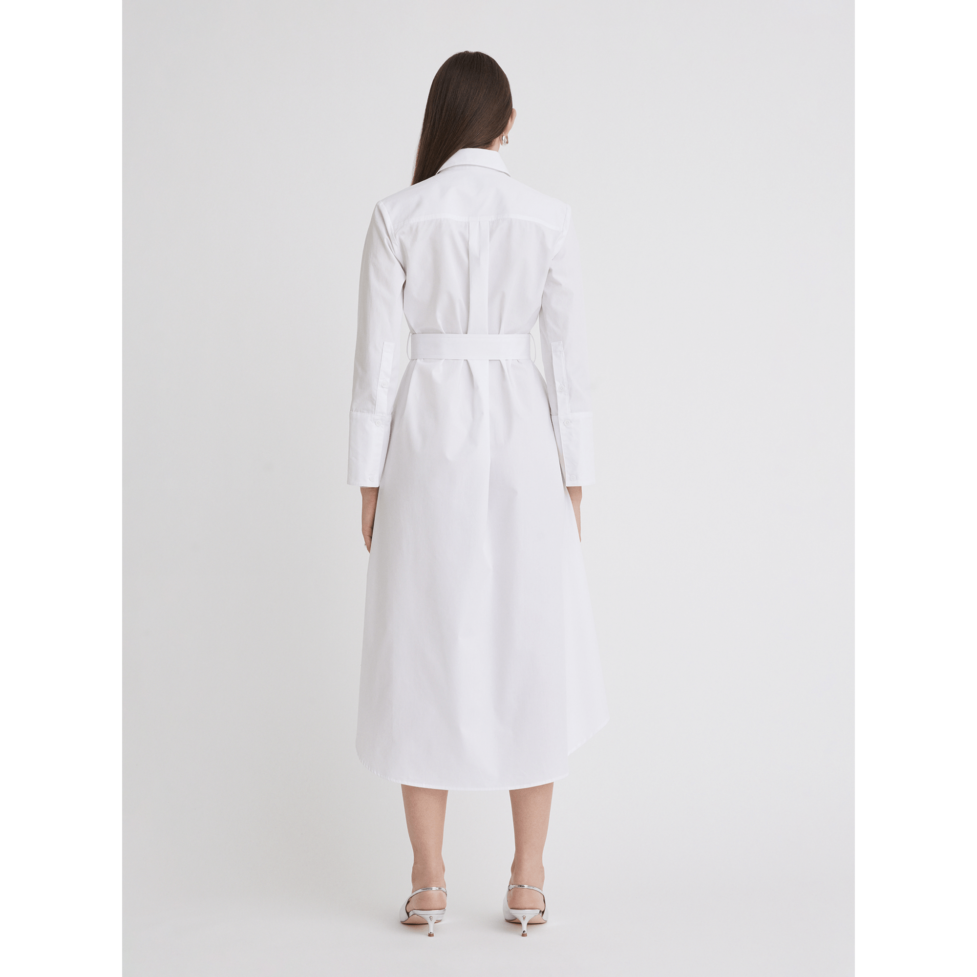 Cargo Button Up Midi White Poplin Shirt Dress Cargo Button Up - Primm'sCargo Button Up Midi White Poplin Shirt Dress Cargo Button UpMatthew Bruch