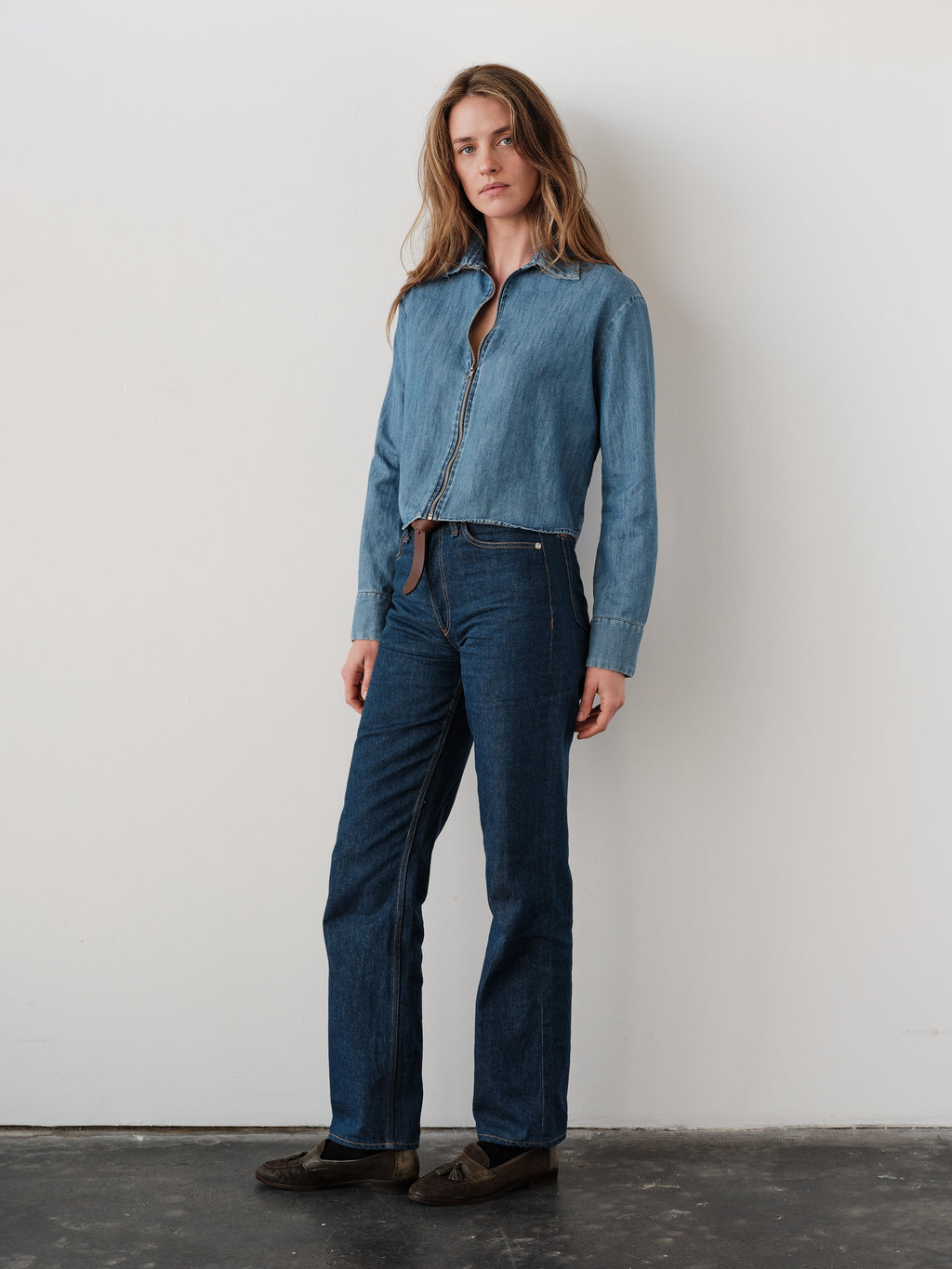 The ZIPPER Shirt, Indigo | FALL'26 (1) CISSA