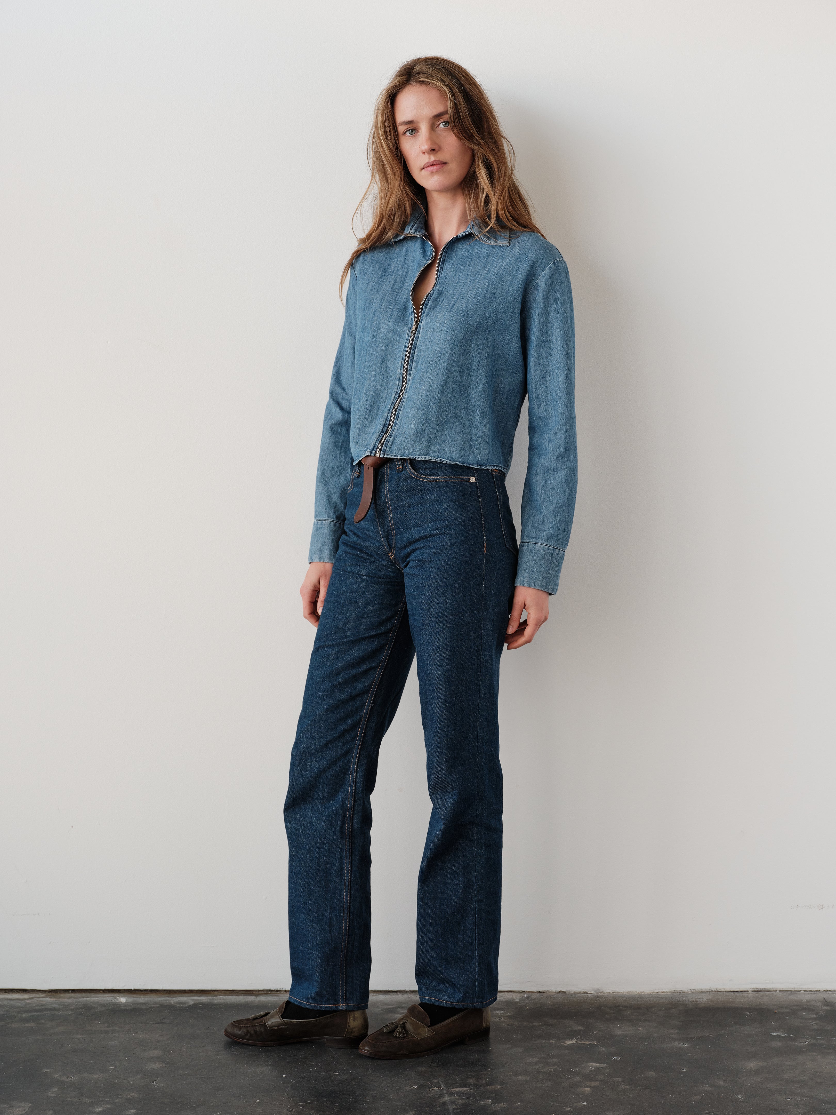 The ZIPPER Shirt, Indigo | FALL'26 (1) CISSA
