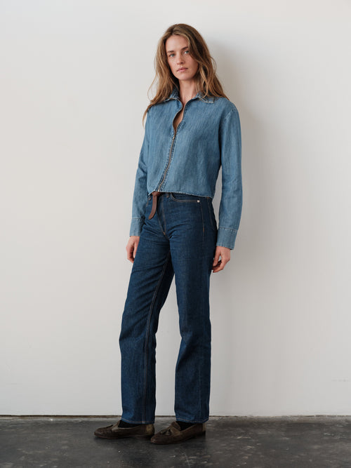 The ZIPPER Shirt, Indigo | FALL'26 (1) CISSA