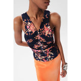 Ceibo Mich Top Navy Shibori - Primm'sCeibo Mich Top Navy ShiboriMaria Cher