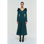 Claribel Midi Dress with Shoulder Tie - Primm'sClaribel Midi Dress with Shoulder TieSimkhai