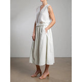 Claudia Skirt in Faux Leather - Ivory - Primm'sClaudia Skirt in Faux Leather - IvoryPharaoh