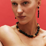 Clementine Necklace (Black/Gold) - Primm'sClementine Necklace (Black/Gold)Heaven Mayhem