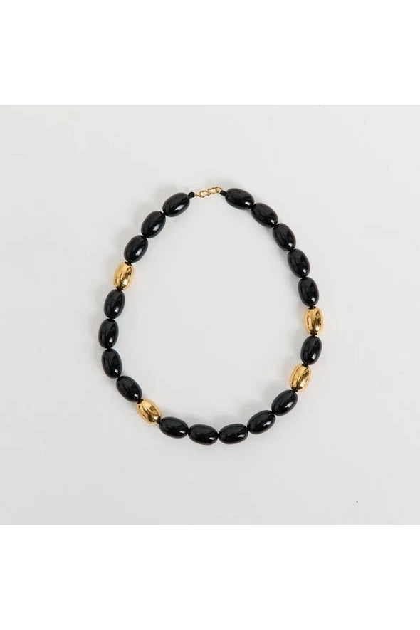 Clementine Necklace (Black/Gold) - Primm'sClementine Necklace (Black/Gold)Heaven Mayhem