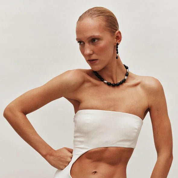 Clementine Necklace (Black/Silver) - Primm'sClementine Necklace (Black/Silver)Heaven Mayhem