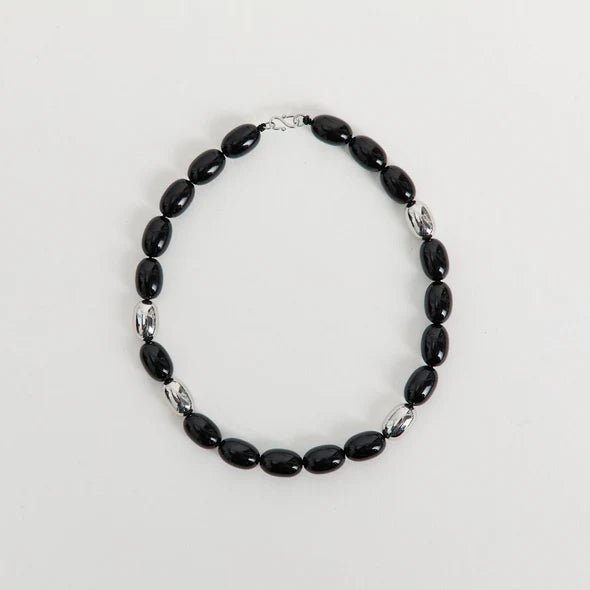 Clementine Necklace (Black/Silver) - Primm'sClementine Necklace (Black/Silver)Heaven Mayhem