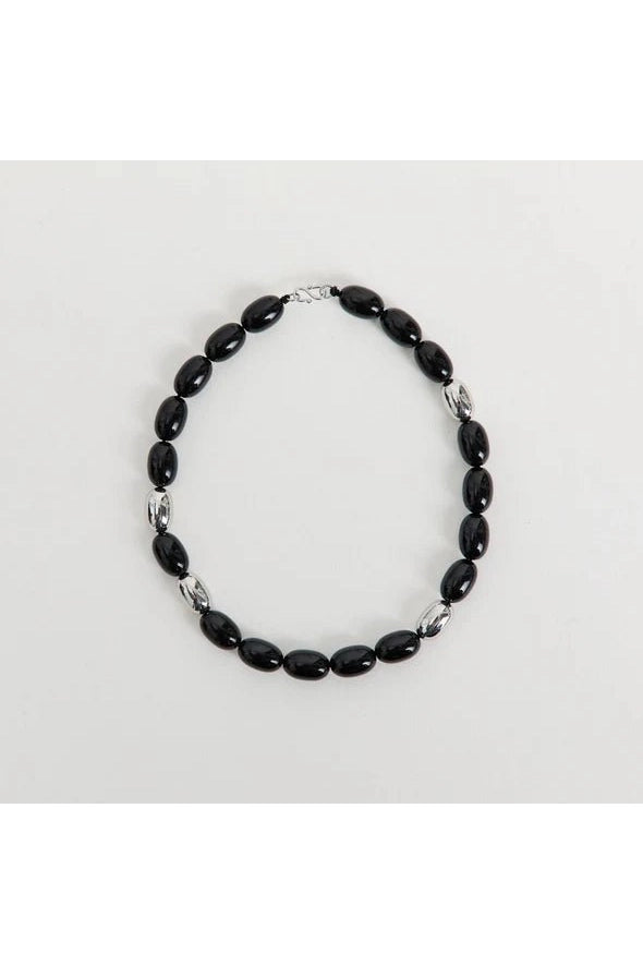 Clementine Necklace (Black/Silver) - Primm'sClementine Necklace (Black/Silver)Heaven Mayhem