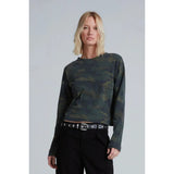 Cropped Long Sleeve Camo ASKK NY