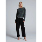 Cropped Long Sleeve Camo ASKK NY