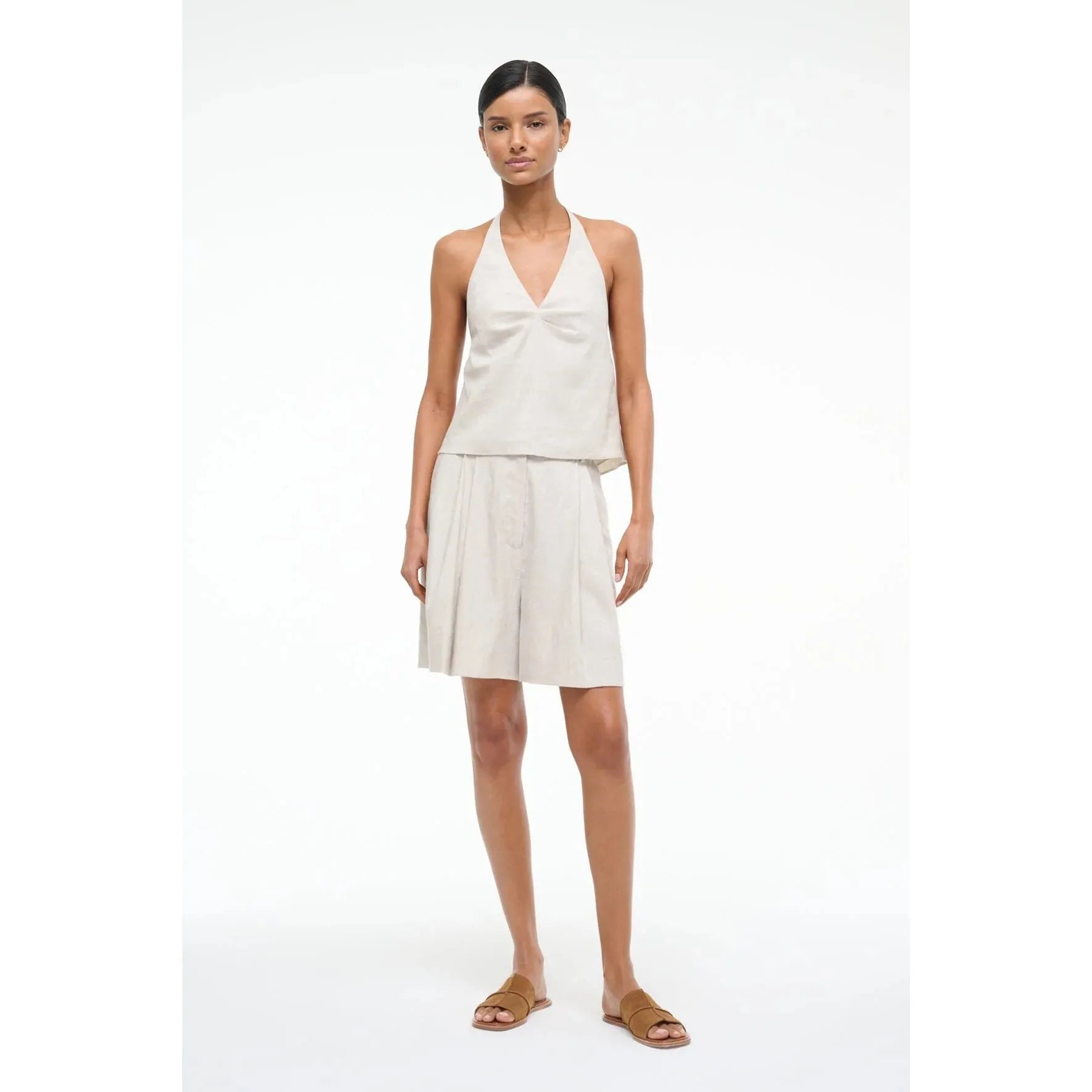 Cruz Linen Short Natural - Primm'sCruz Linen Short NaturalStaud