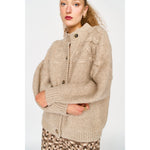 Cusco Shell Cardigan in Graham Cracker - Primm'sCusco Shell Cardigan in Graham CrackerMIRTH