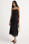 Dalia Tie-Waist Tiered Organic Cotton Dress Modern Citizen