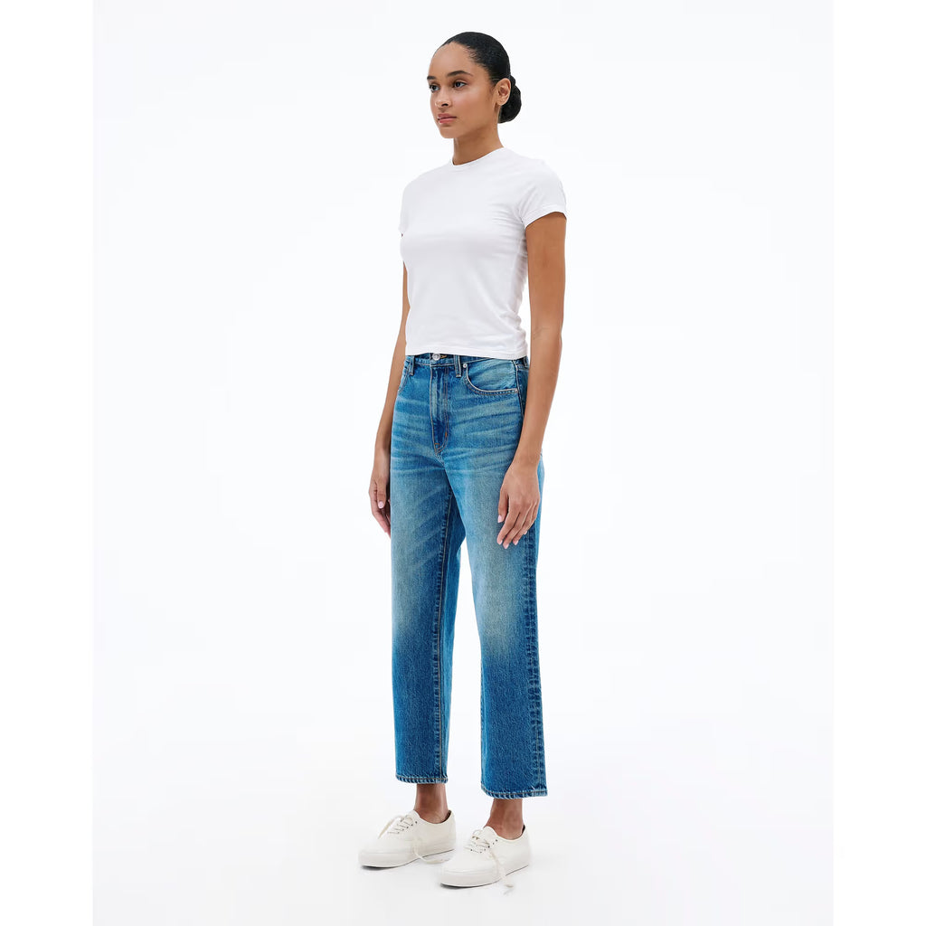 London Crop Tucson Blue Jeans SLVRLAKE